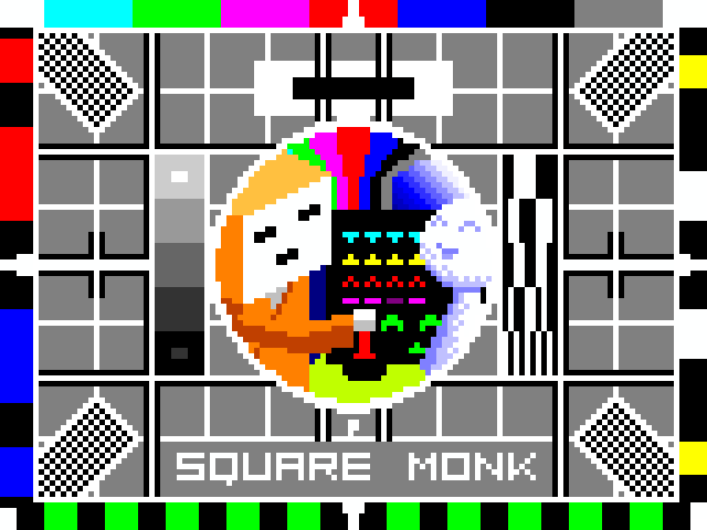 Pixellated Test Card