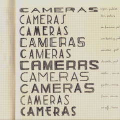 Study of Italian fonts using the word cameras
