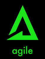 Agile icon showing a letter A shaped like a triangular arrow going around upon itself