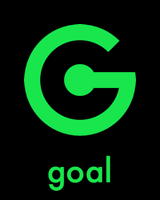 Goal icon letter G as a path to the centre of a maze