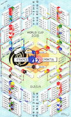 Final world cup 2018 wallchart