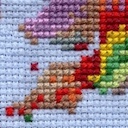 Cross stitch geological map