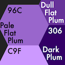 Hexagonal web safe colour palette