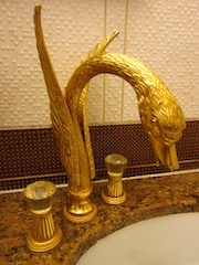 Art deco swan