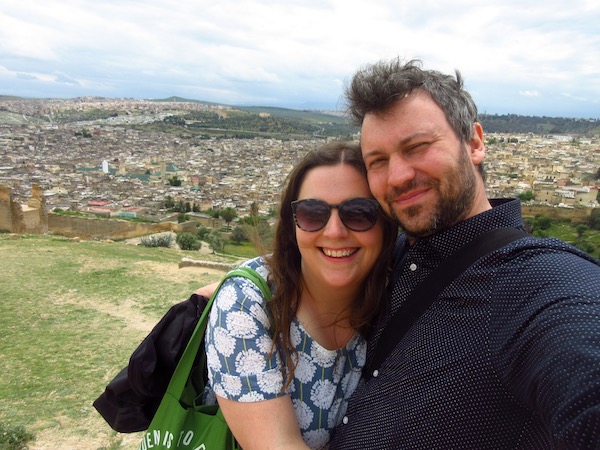 Victoria and Andrew overlooking Fez